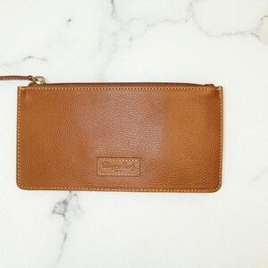 Dooney & Bourke Tan Leather Clutch